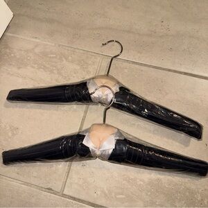 Padded hangers/ tuxedo design, lot of 2  Blue